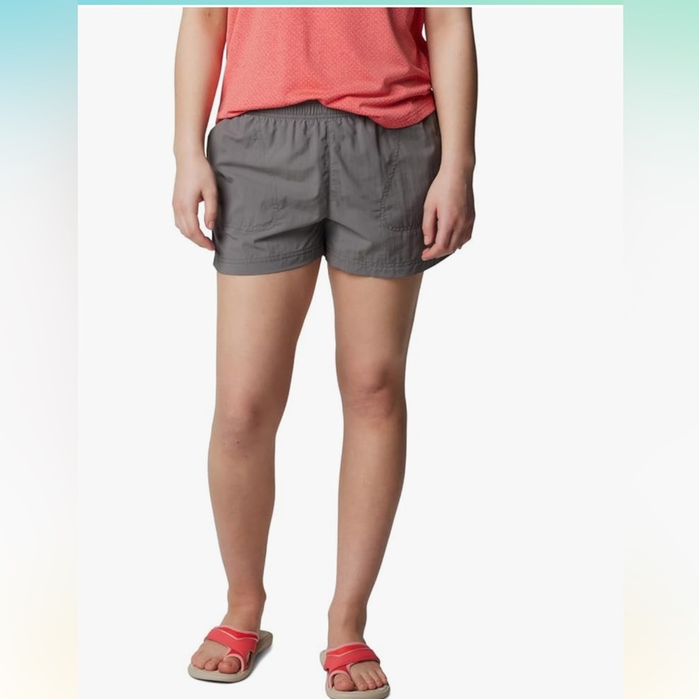 Columbia Charcoal Gray Athletic Shorts